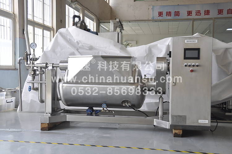 環(huán)速智能攪拌鍋WZJ-500可傾式攪拌鍋、人體高度配置       環(huán)速科技